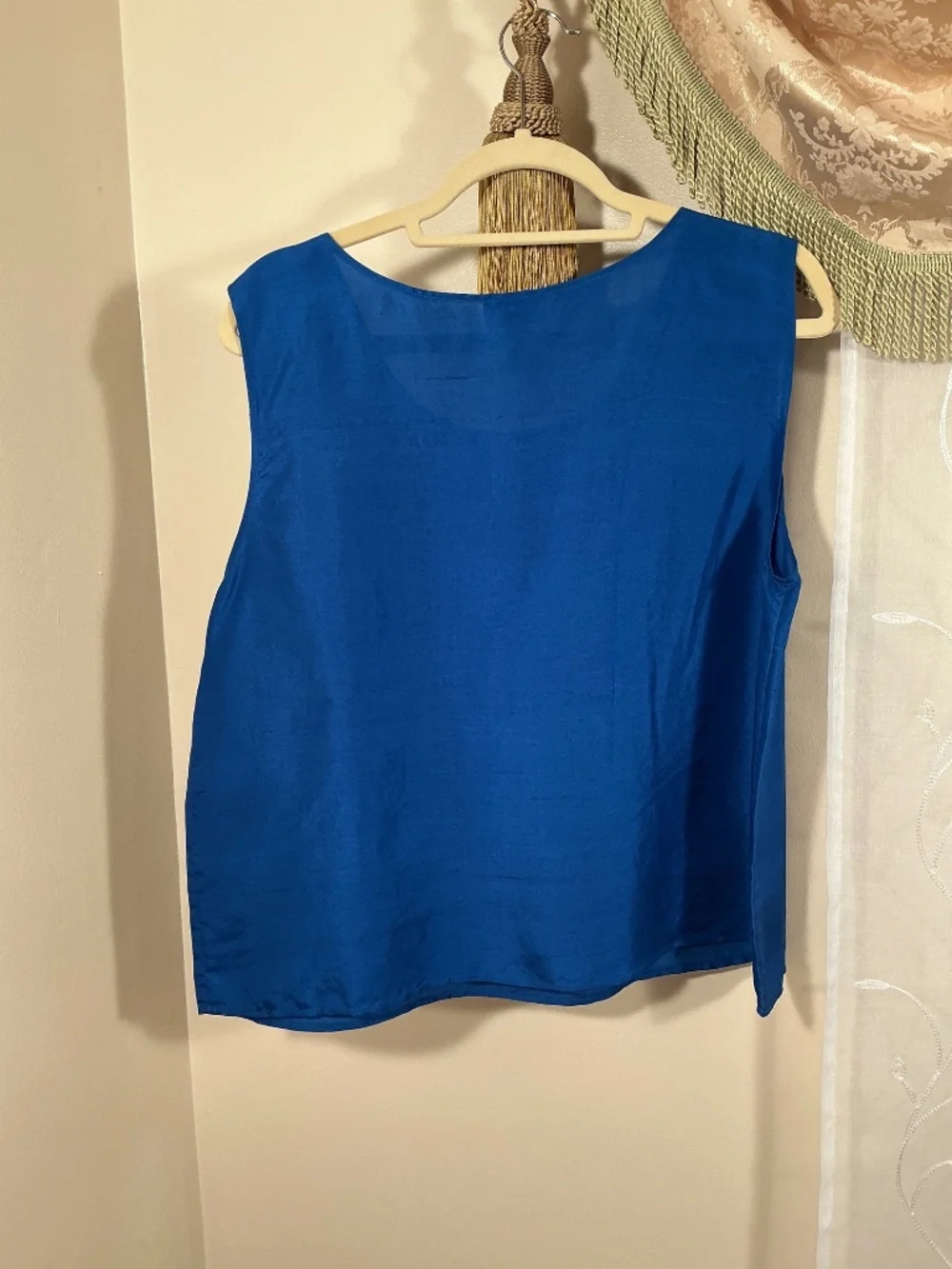 Karen Arnold Woman Silk tank & jacket set Sz 1X 3/4 sleeves Euro-Summer Vintage